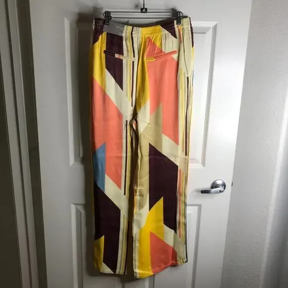 Soft Surroundings Women's Kendall Wide Leg Pants Multicolor NEW ~ Size M - Picture 5 of 8